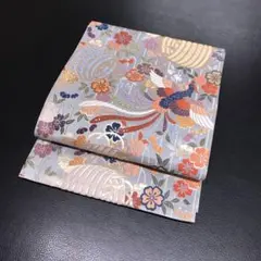 g*-様 名古屋帯 紅型染 正絹 中古 縮緬 so516 - メルカリ