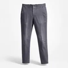 【M】テーパード スラックス センタープレス 伸縮素材 オフィスカジュアル 細身