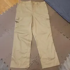 ベージュ カーゴパンツ 4ポケット