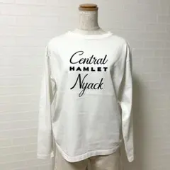 URBAN RESEARCH DOORS 長袖カットソー　白　長Tシャツ