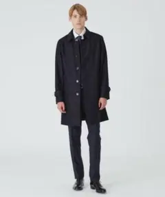 ウール ステンカラーコート