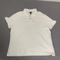 H&M ポロシャツ ホワイト スリムフィット XLのサムネイル