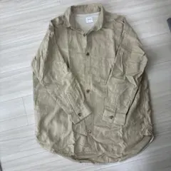Spick & Span 長袖シャツ ベージュ　オーバーサイズシャツ