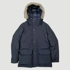 【美品】UNIQLO ノンキルトダウンジャケット ブラックSサイズ