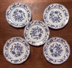 超美品】ブルーダニューブ Blue Danube 青 花 皿 2枚セット - メルカリ