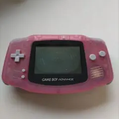 ゲームボーイアドバンス 本体 クリアピンク　ジャンク
