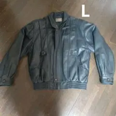 ラムレザージャケット ブラック