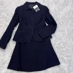 23区 スカートセットアップ 42 L ネイビー ツイード　入学式 卒業式