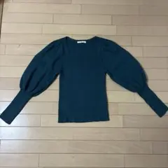 SLY スライ パフスリーブ ニット 古着