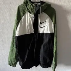 NIKE ダブルスウッシュ ナイロンジャケット アノラック ハーフジップ