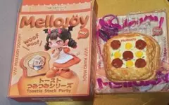 旧ロゴ　メロジョイ トースト ピザ 小さなイタリア劇場 スクイーズ