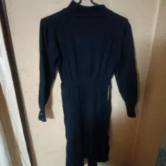 beckenridge ブラックニットワンピース