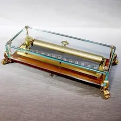 リュージュ 最高級 オルゴール クリスタル １４４弁 モーツァルト ３曲