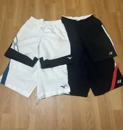 ミズノ　ヨネックス　ハーフパンツ　セット売り