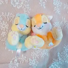 ❁ディズニー・イースター2019 ミスバニー&とんすけ ぬいぐるみバッジ❁