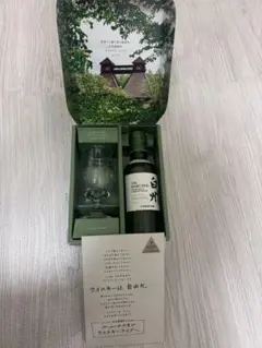 未開封　サントリーシングルモントウイスキー白州180ml グラスセットのサムネイル
