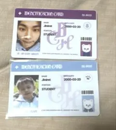 StrayKids SKZOO ポップアップ　IDカード 学生証 ヒョンジン