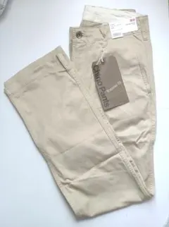 【未着用】UNIQLO＊ヴィンテージノータックチノW79✕L76 Brownのサムネイル