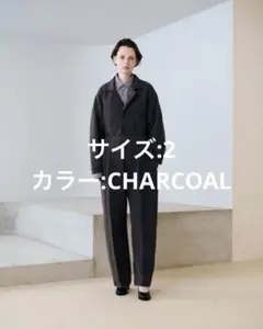 YOKE KNIT SHIRT JACKET(CHARCOAL) セットアップのサムネイル