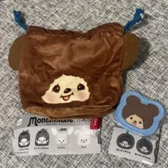 ふわふわフェイス巾着 キャラクターグッズ