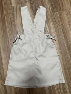 ジャンバースカート　ワンピース　ベージュ　女の子　120サイズ