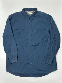 Columbia ネイビー 長袖シャツ OMNI-SHADE 3XTサイズ