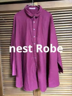 nest Robe ネストローブ リネン100％ フレアシャツ 長袖のサムネイル