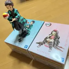 鬼滅の刃 竈門炭治郎＆竈門禰豆子 フィギュア バンダイ