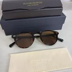 美品】BURBERRY バーバリー サングラス TBロゴ ハバナ ブルー 茶色