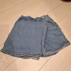 UNIQLO キッズ デニム ラップショートパンツ 150