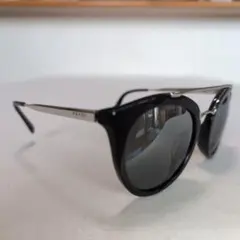 PRADA サングラス SPR23S-F ラウンド ブラック 箱付 美品 n29のサムネイル