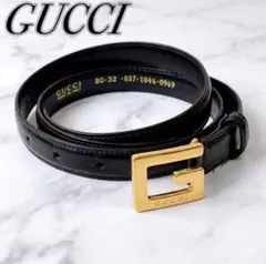GUCCI ⭐️インターロッキングG スリムベルト サイズ90 598106 黒 GUCCI ⭐️インターロッキングG スリムベルト サイズ90 598106 黒