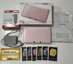 Nintendo 3DS LL ピンク/ホワイト 本体　充電器付き