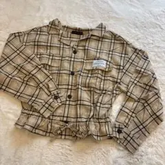 ⭐︎ラブトキ　チェック柄コットン長袖シャツ　L size⭐︎