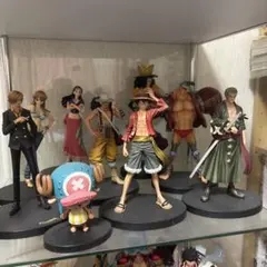 ワンピース プライズフィギュア 麦わら一味セット コレクションケース
