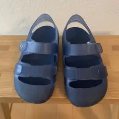 igor ネイビー サンダル 2本ストラップ
