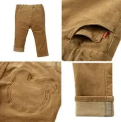 H08 ホットビスケッツ⭐︎お尻くまさんパッチ⭐︎ストレッチパンツ　110