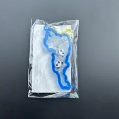 琵琶湖キーホルダー　パンダ　青　草津　新作