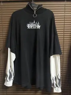 REFLEM フレイムプリント ハイネックTシャツ - メルカリ