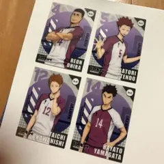 ハイキュー　トレーディングクリアカード　白鳥沢