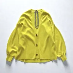 LE PHIL ルフィル 2022 フォルムカーディガン yellow