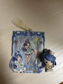 キュアアクア　カードホルダー&ガチャガチャセット
