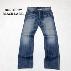 BURBERRY BLACK LABEL デニムパンツ 73 騎士ロゴ　y2k