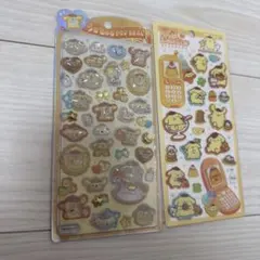 ポムポムプリン　シール　正規品　うるちゅる　ポム　平成はっぴーフォン