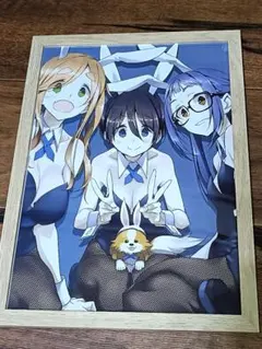 n*h様 額装入A4サイズポスター：ゆるキャン△ 志摩リン 各務原なでしこ