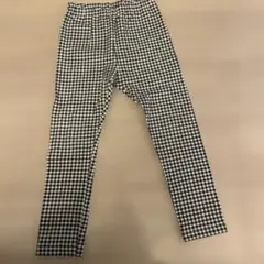 UNIQLO チェック柄 パンツ 110cm レギンス　10部丈