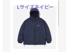 ENNOY 新品未開封　PADDED NYLON HOODIE ネイビー　L
