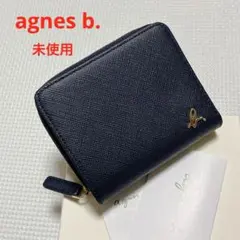 agnès b. ブラック 二つ折り財布 アニエスベー - メルカリ