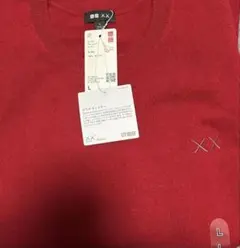 【新品】KAWS×UNIQLOカシミアセーター レッド L
