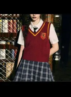 ハリー・ポッター　グリフィンドール　学生服　ニット　ベスト　海外公式品